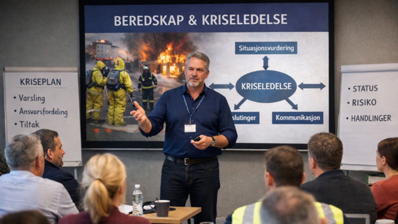 Åpent kurs i beredskap og kriseledelse – hvordan responderer din virksomhet?